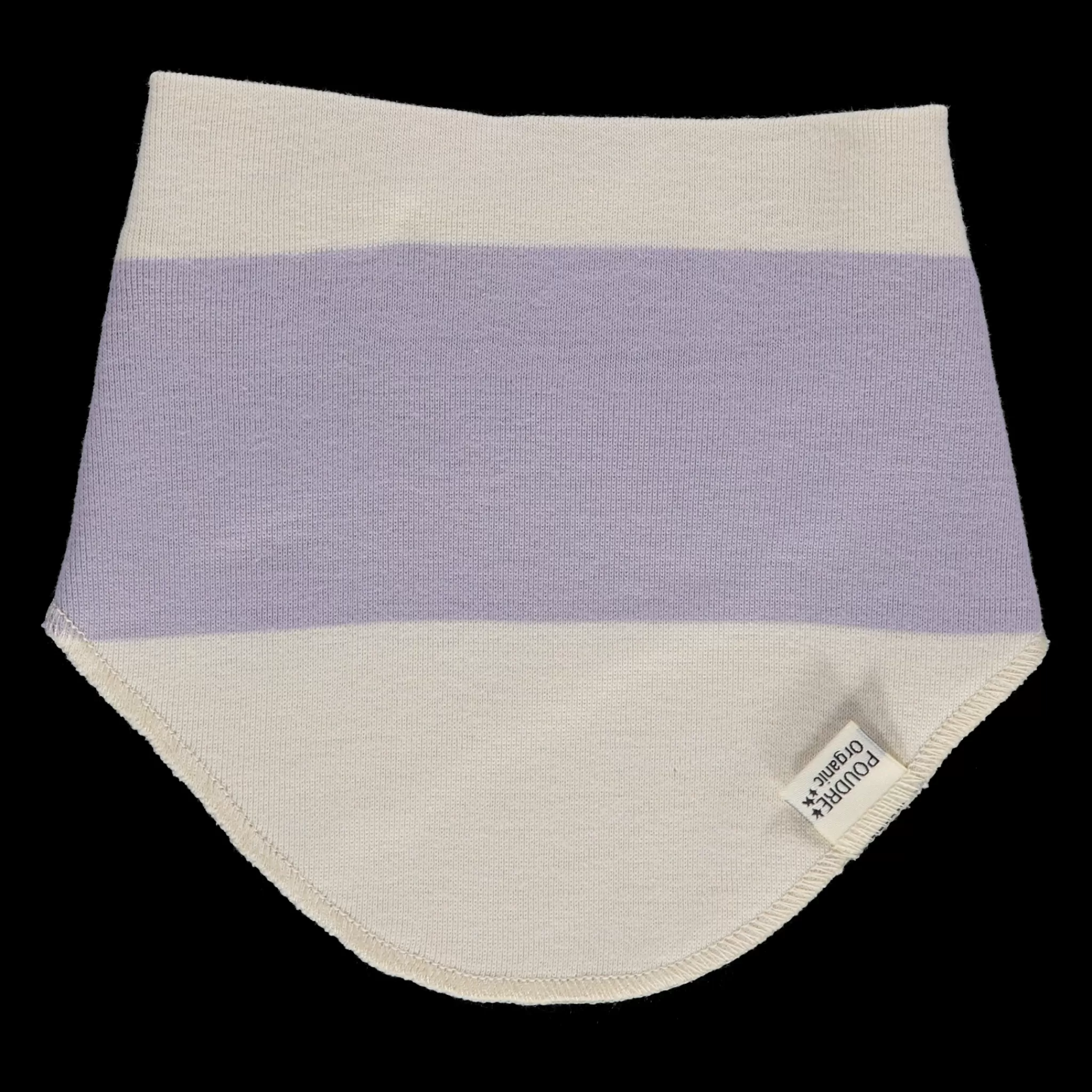 Poudre Organic Bavoirs | BAVOIR BANDANA ASPERULE Rayures Lavender