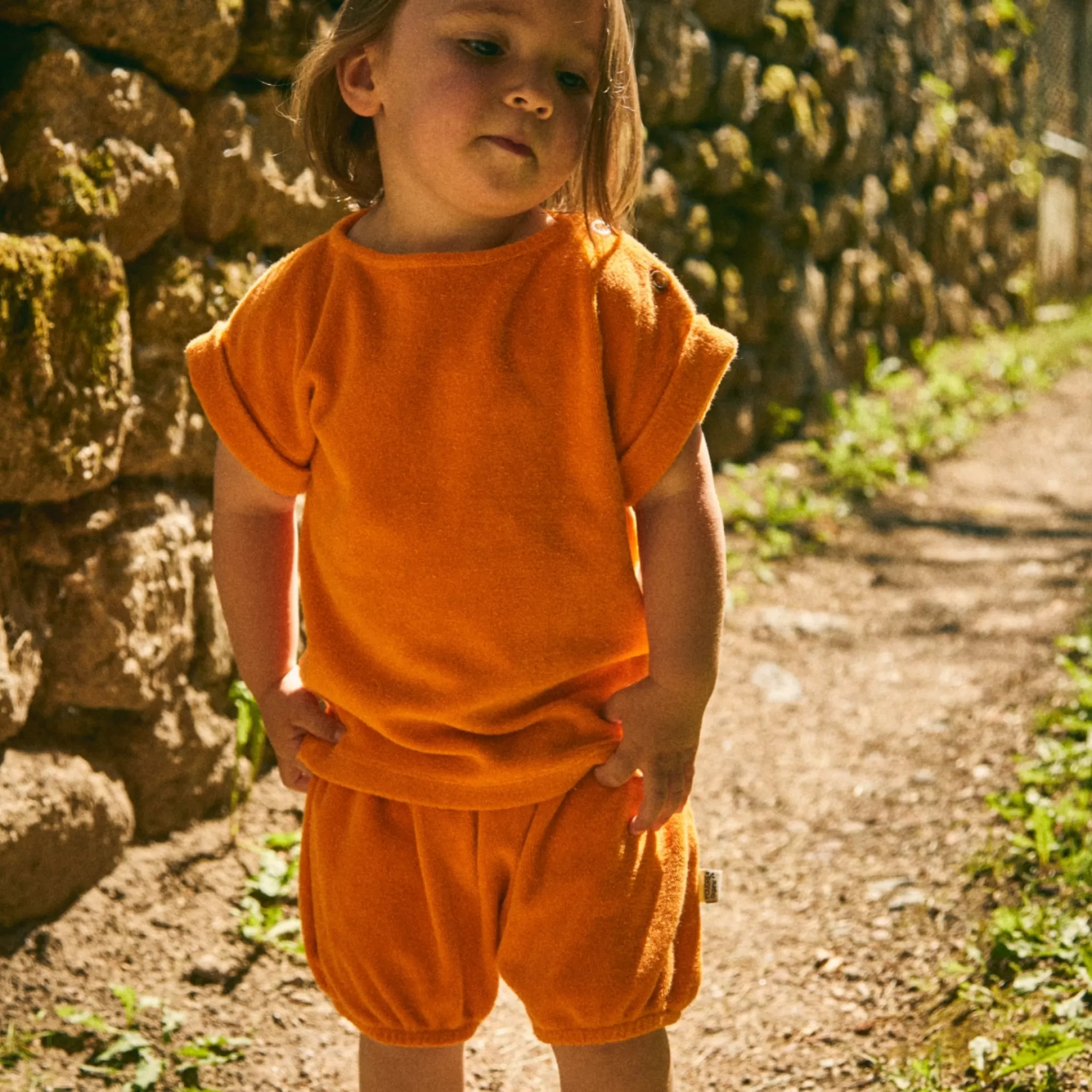 Poudre Organic Bloomers & Shorts | BLOOMER VERVEINE ÉPONGE Russet Orange