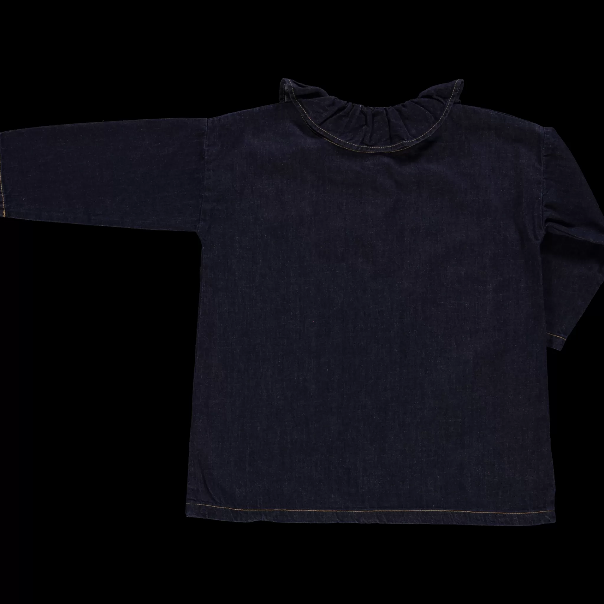 Enfant Poudre Organic Blouses & Chemises | BLOUSE ARONIE Denim Dark Blue