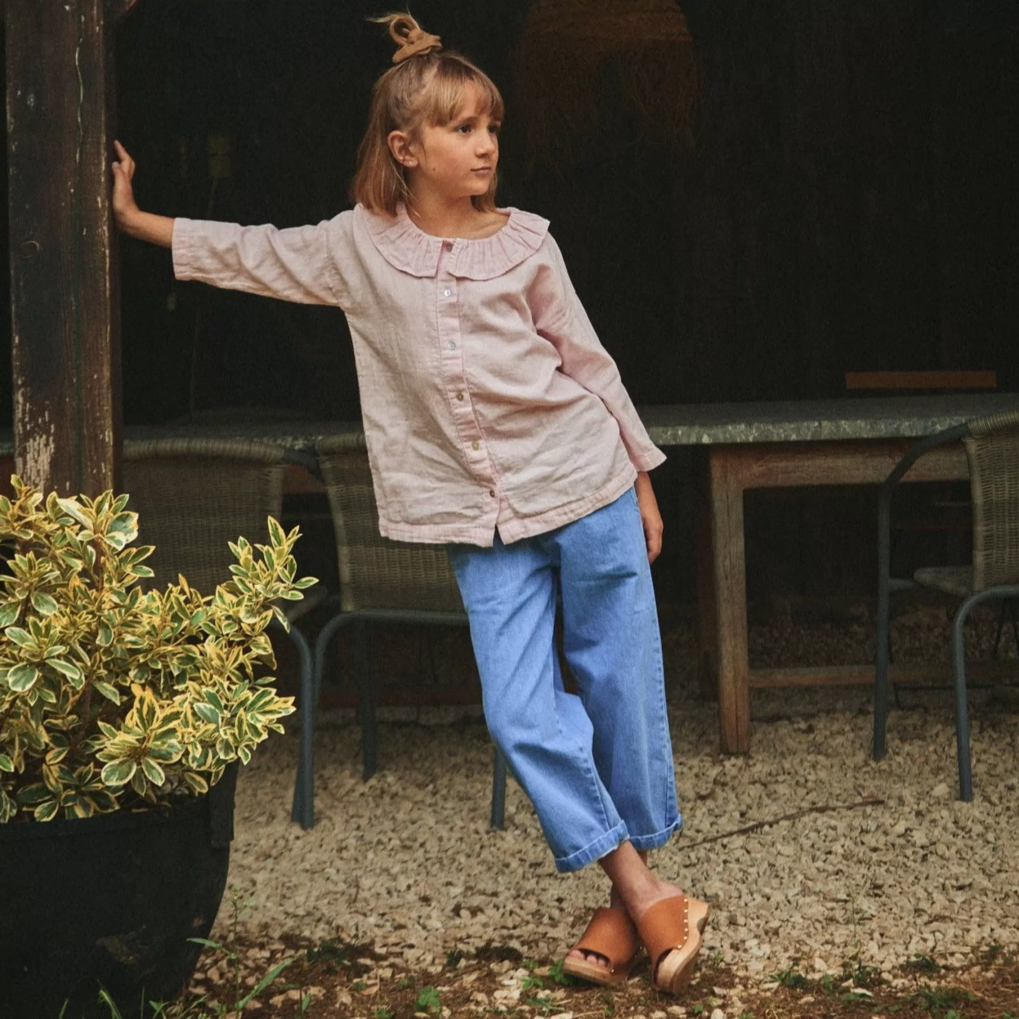 Enfant Poudre Organic Blouses & Chemises | BLOUSE ARONIE Rose Quartz