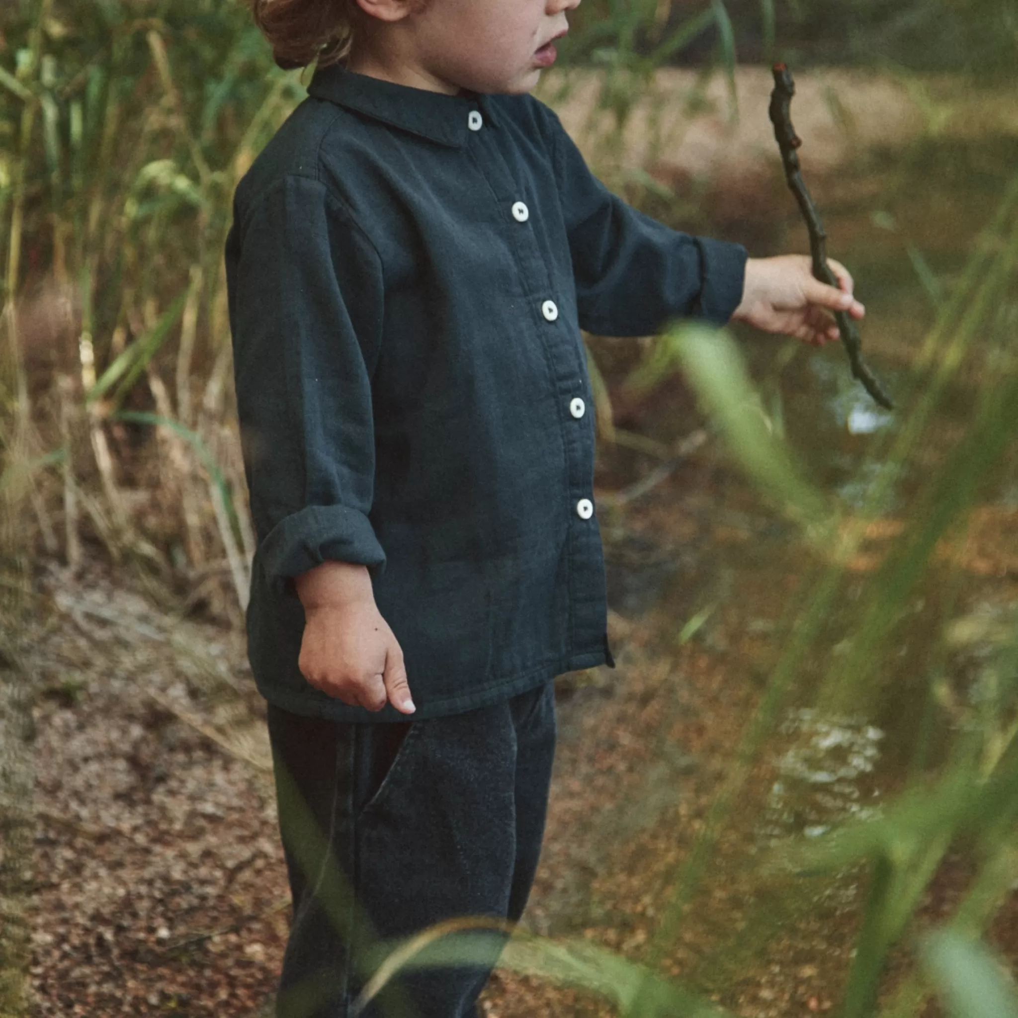 Enfant Poudre Organic Blouses & Chemises | Blouses & Chemises | BLOUSE BELLADONE Pirate Black