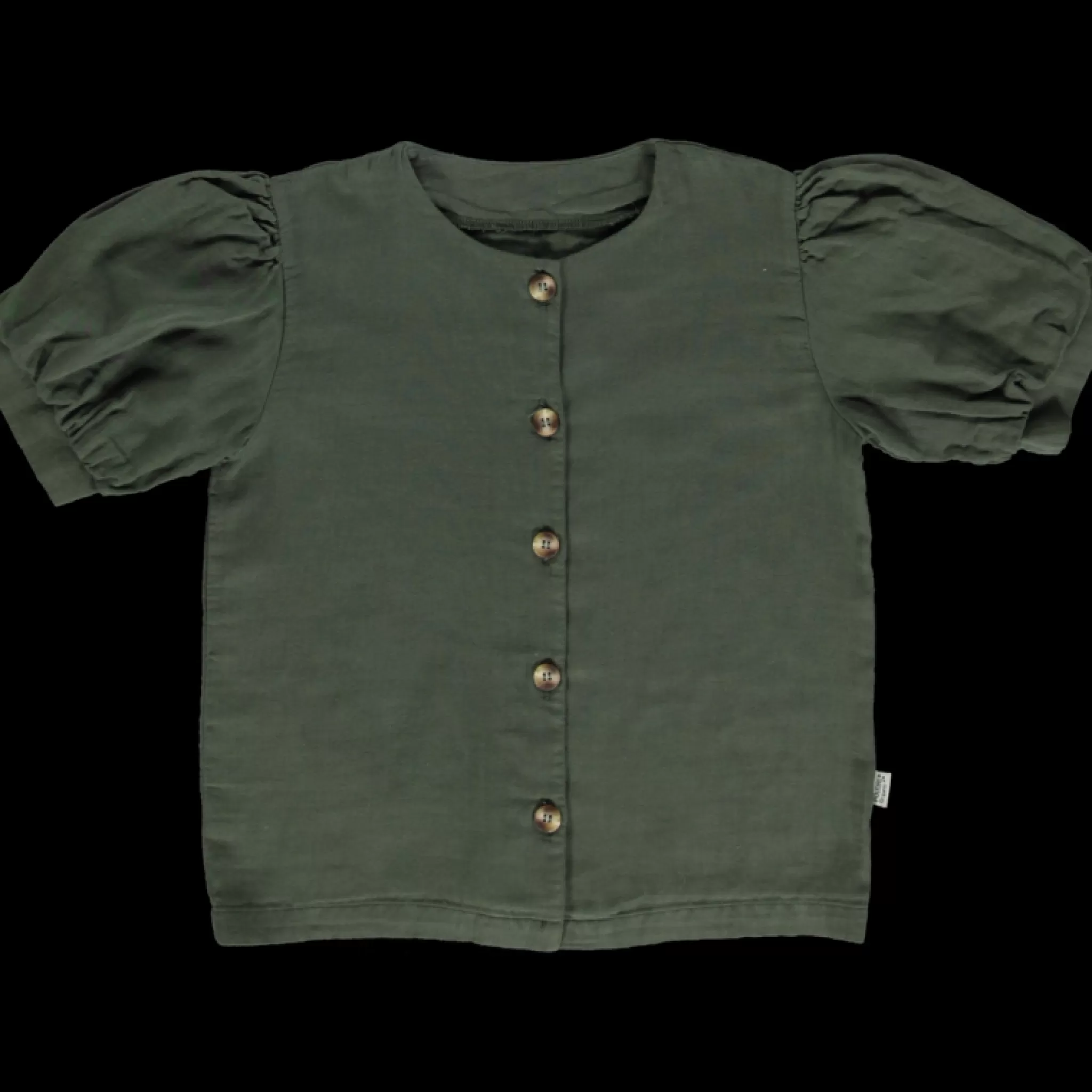 Enfant Poudre Organic Blouses & Chemises | BLOUSE POIRE Forest Green