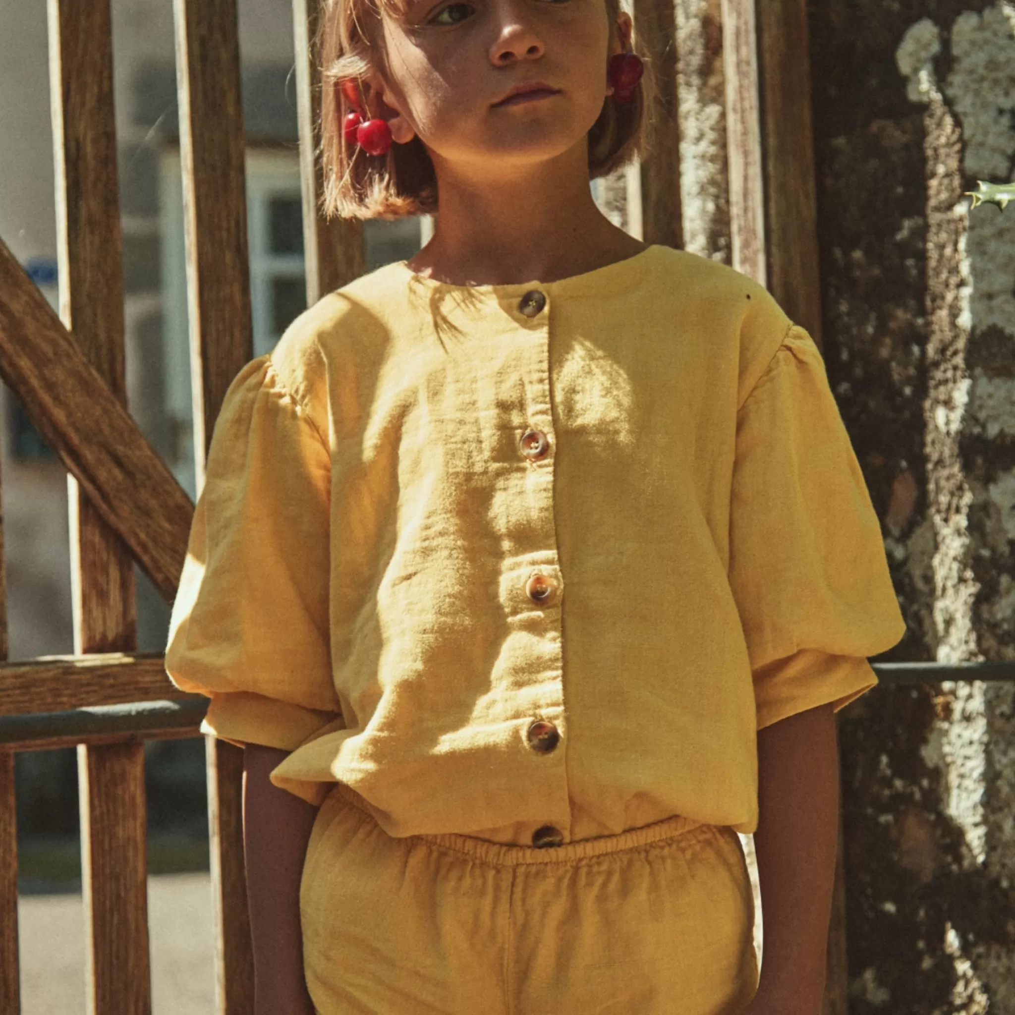 Enfant Poudre Organic Blouses & Chemises | BLOUSE POIRE