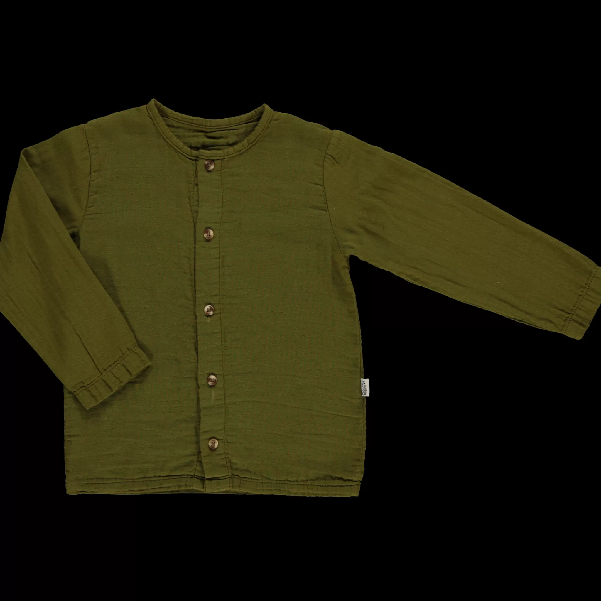 Enfant Poudre Organic Blouses & Chemises | Blouses & Chemises | BLOUSE RONCE Fir Green