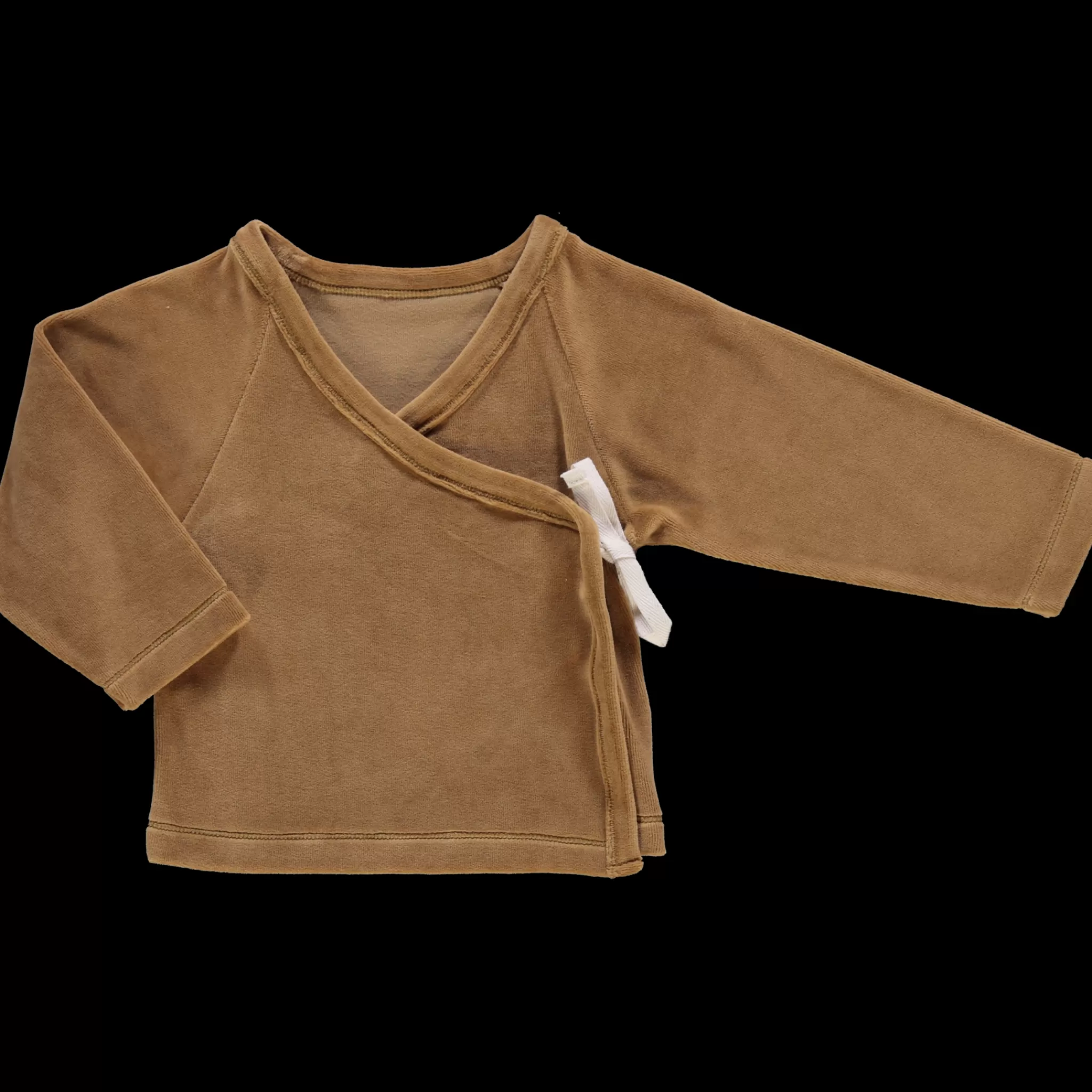 Poudre Organic Cardigans | Trousseaux De Naissance & Packs | CACHE COEUR CROCUS VELOURS