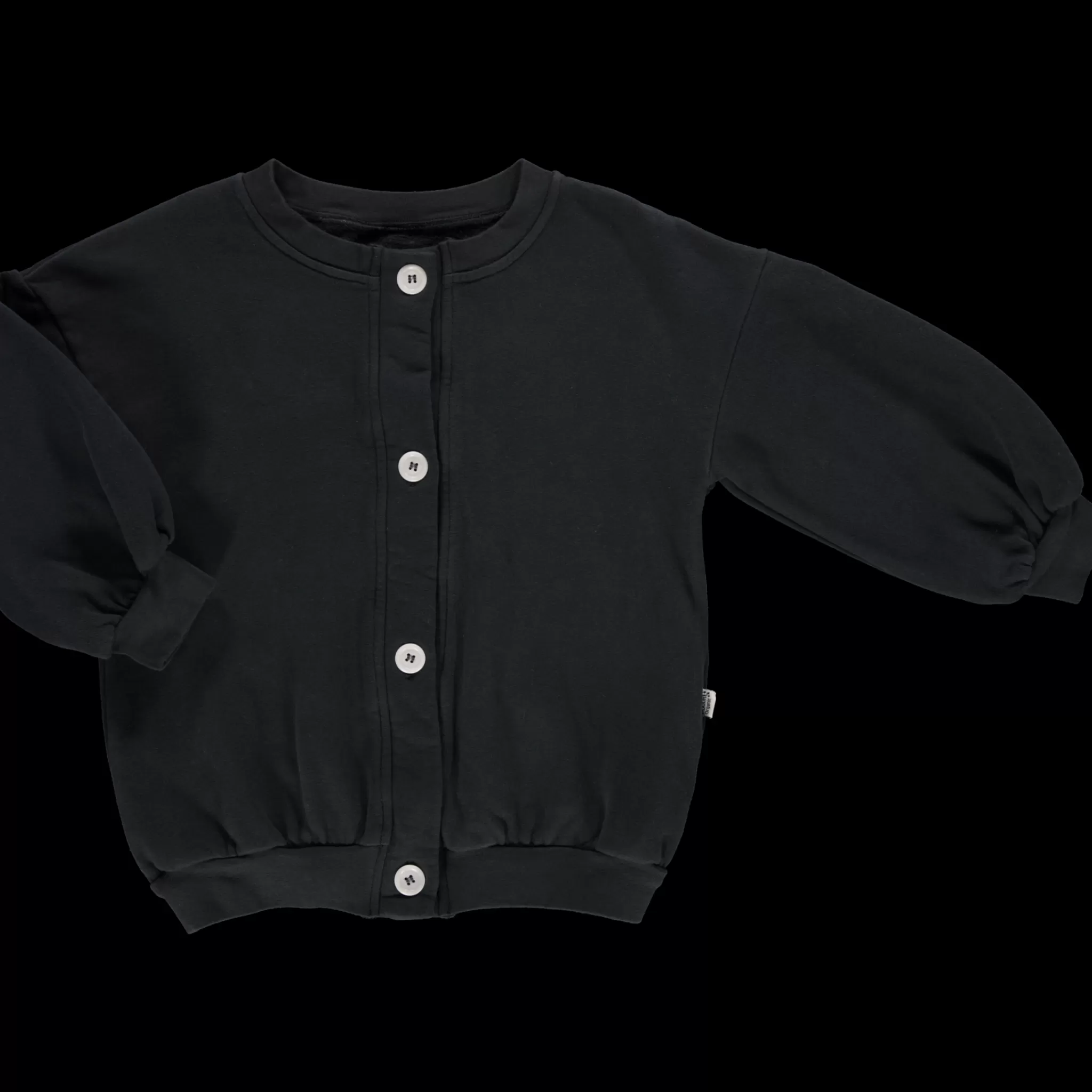 Enfant Poudre Organic Cardigans | CARDIGAN BRUNELLE Pirate Black