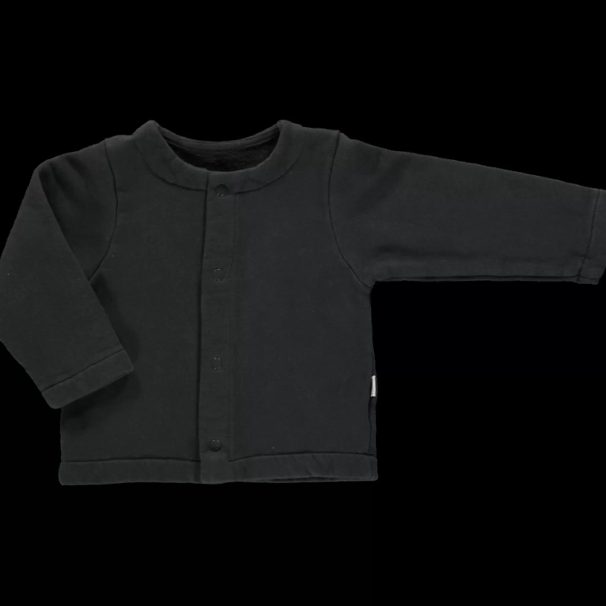 Enfant Poudre Organic Cardigans | Cardigans | CARDIGAN CAMOMILLE Pirate Black