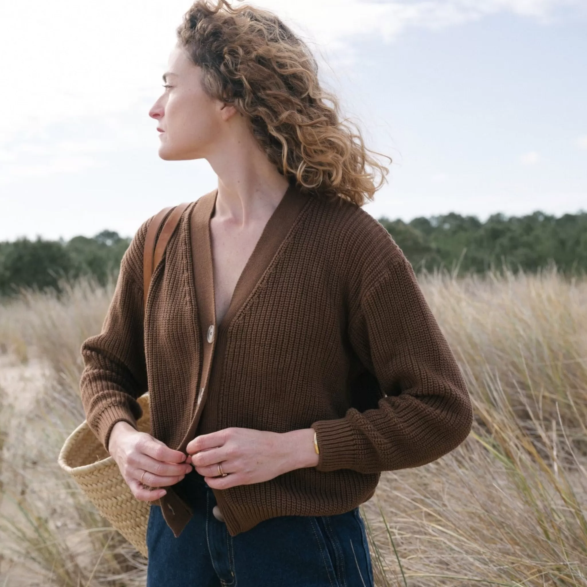 Femme Poudre Organic Cardigans | CARDIGAN MATÉ ADULTE