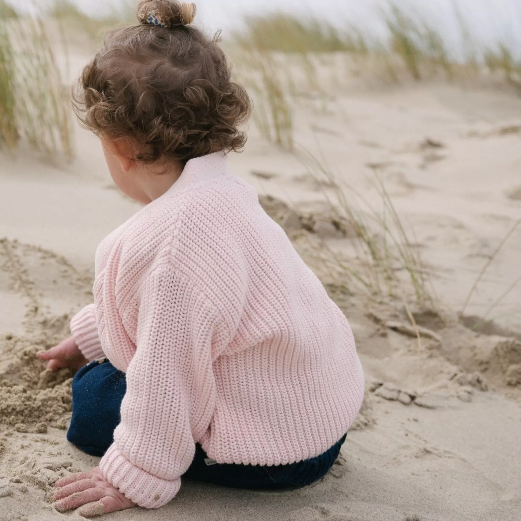 Enfant Poudre Organic Cardigans | Cardigans | CARDIGAN MATÉ Rose Pastel