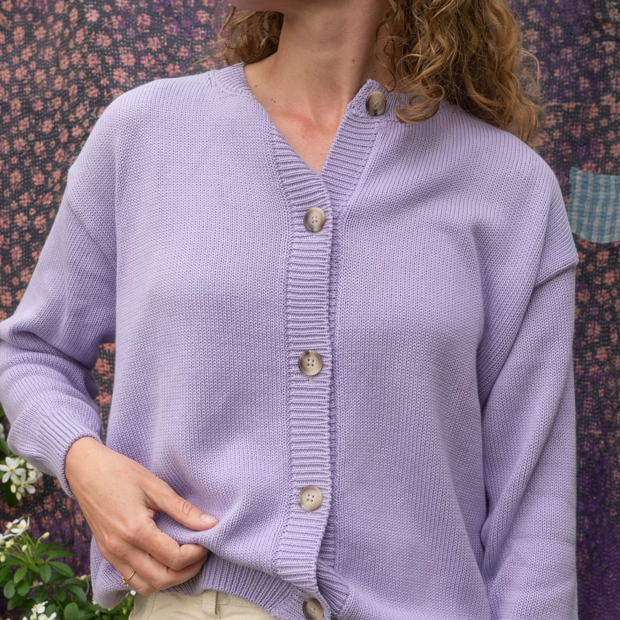 Femme Poudre Organic Cardigans | CARDIGAN PÉTALE ADULTE