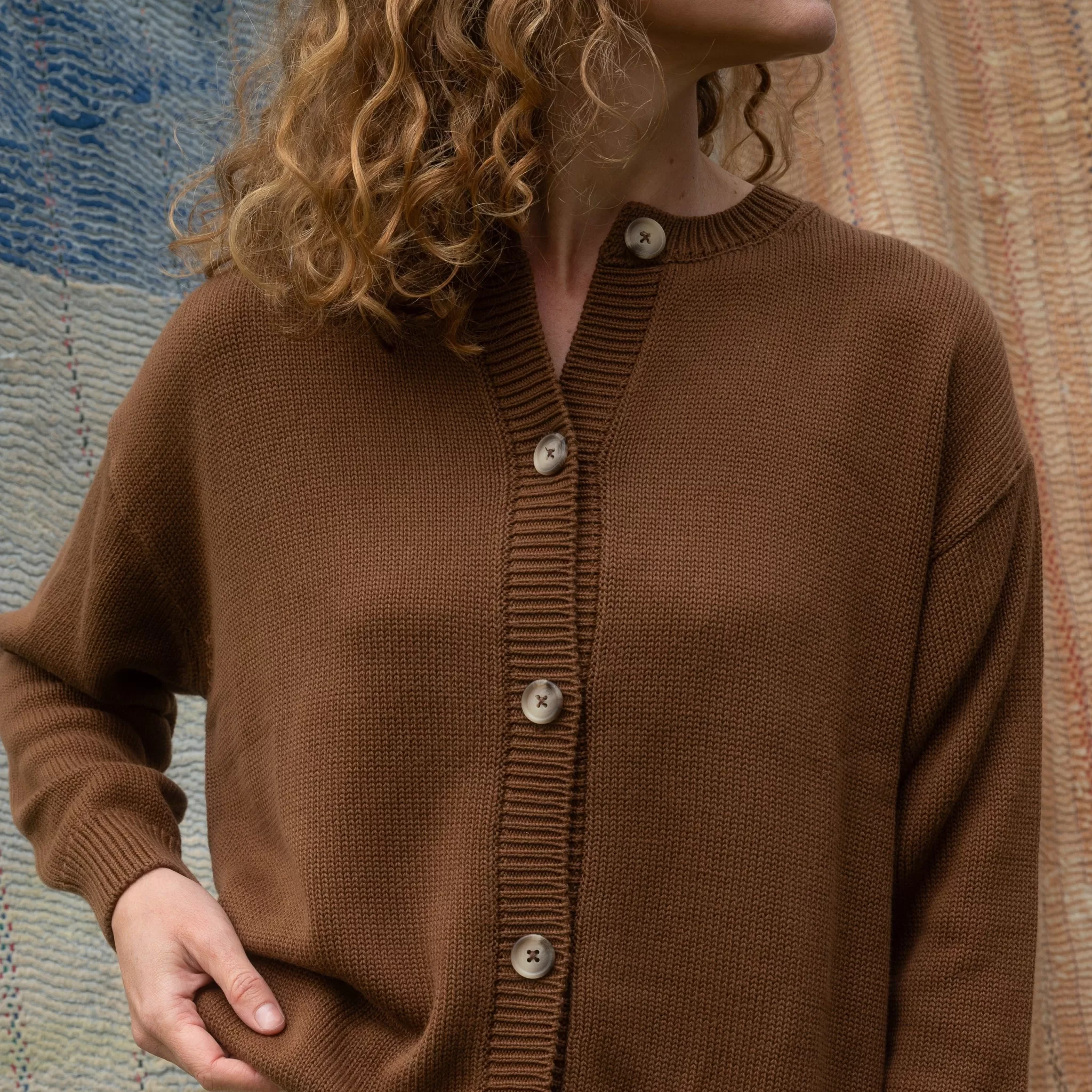 Femme Poudre Organic Cardigans | CARDIGAN PÉTALE ADULTE