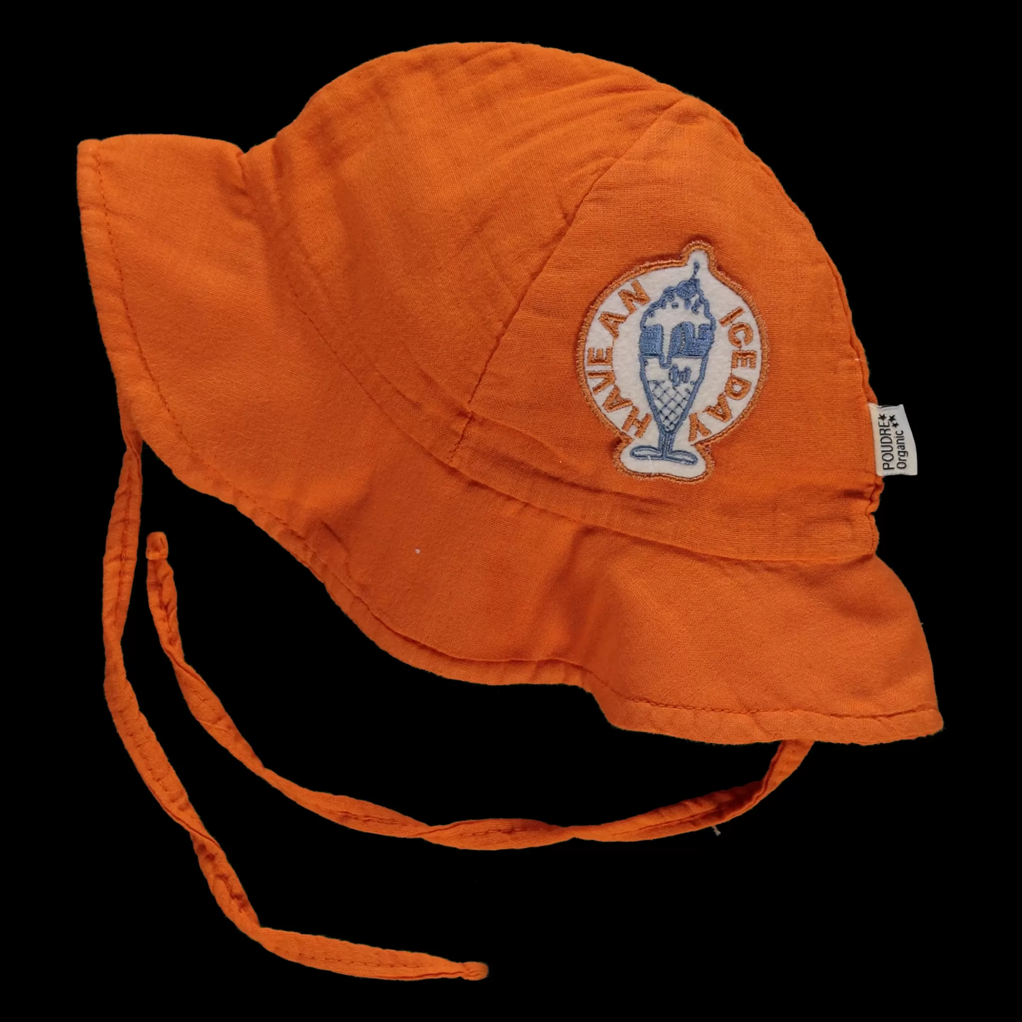 Enfant Poudre Organic Bonnets & Chapeaux | Béguins, Bonnets Et Chapeaux | CHAPEAU PIVOINE ICE-CREAM Russet Orange