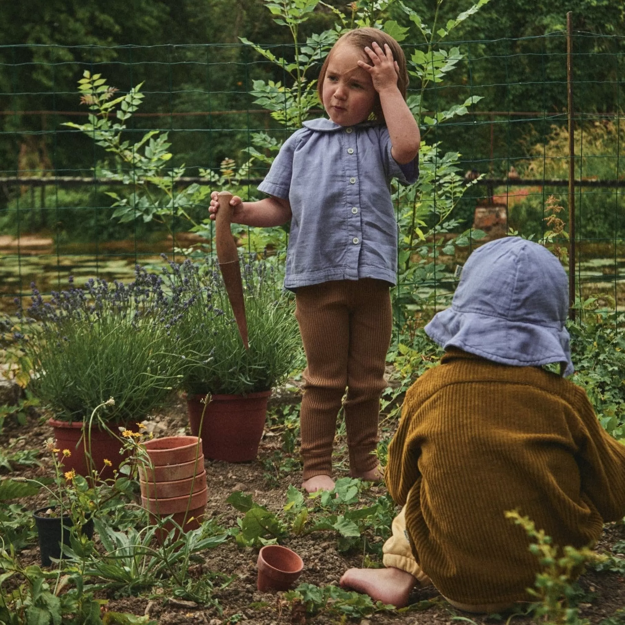 Enfant Poudre Organic Bonnets & Chapeaux | Béguins, Bonnets Et Chapeaux | CHAPEAU PIVOINE Lavender Aura