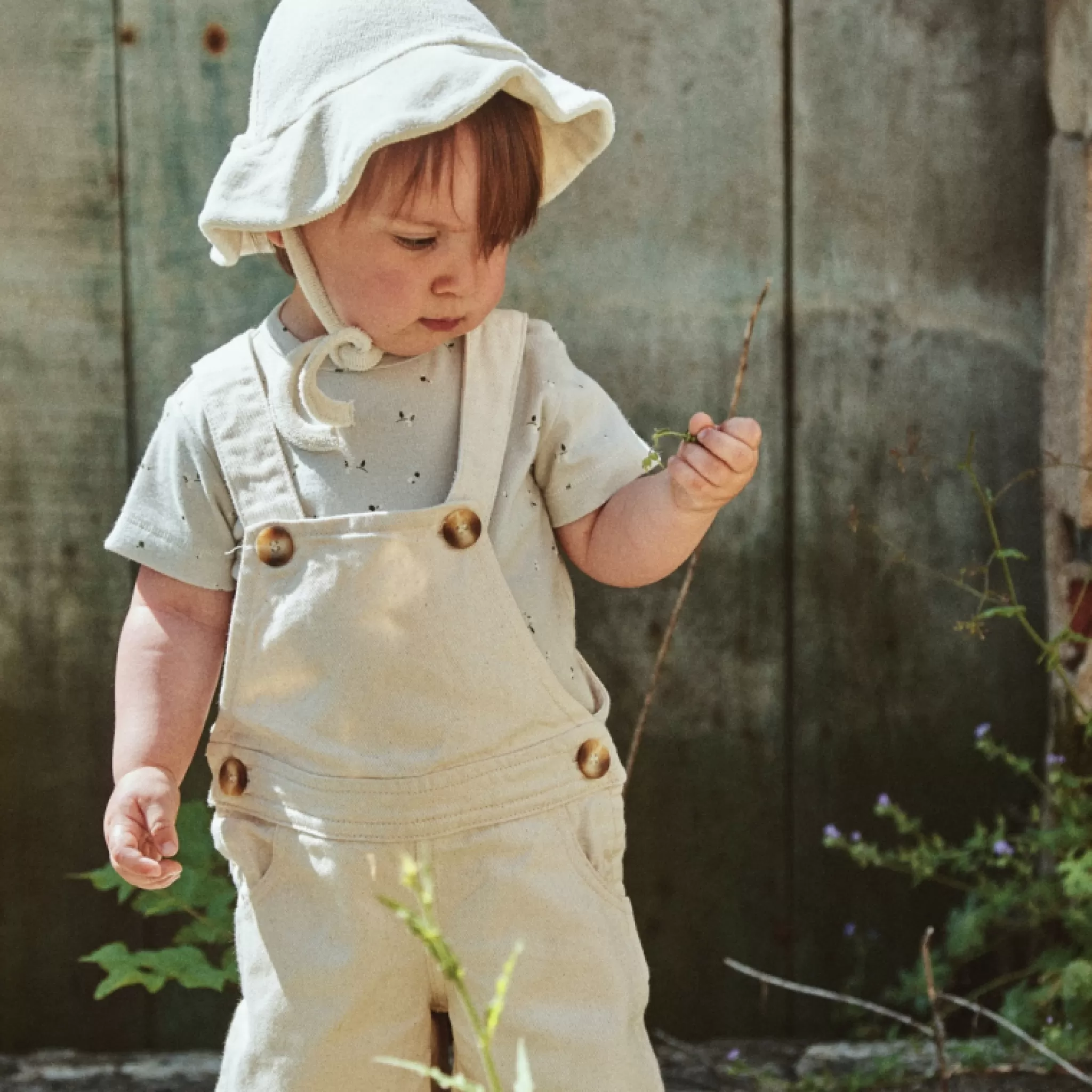 Poudre Organic Béguins, Bonnets Et Chapeaux | CHAPEAU PIVOINE ÉPONGE Almond Milk