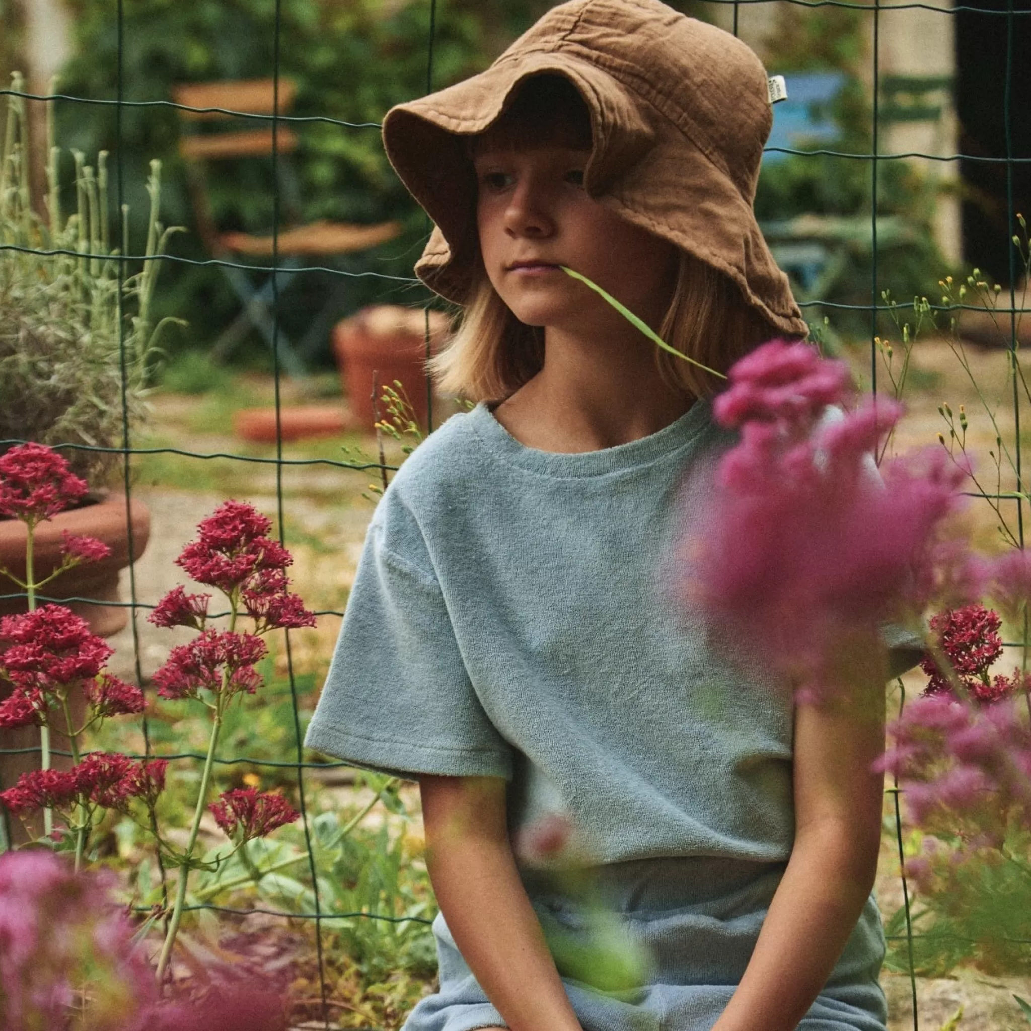 Enfant Poudre Organic Bonnets & Chapeaux | Béguins, Bonnets Et Chapeaux | CHAPEAU PIVOINE