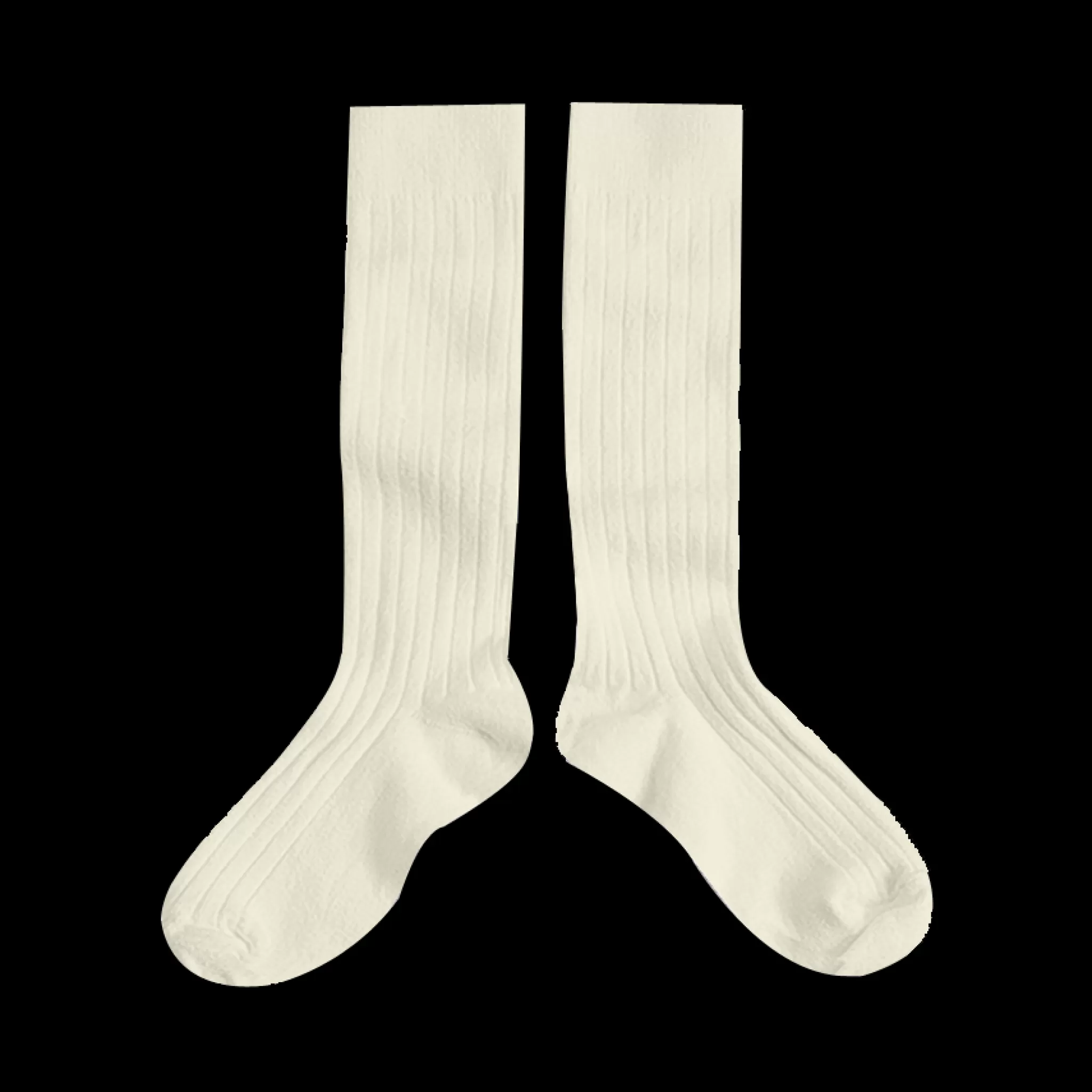 Enfant Poudre Organic Chaussettes & Collants | Chaussettes & Collants | CHAUSSETTES HAUTES À CÔTES Doux Agneaux