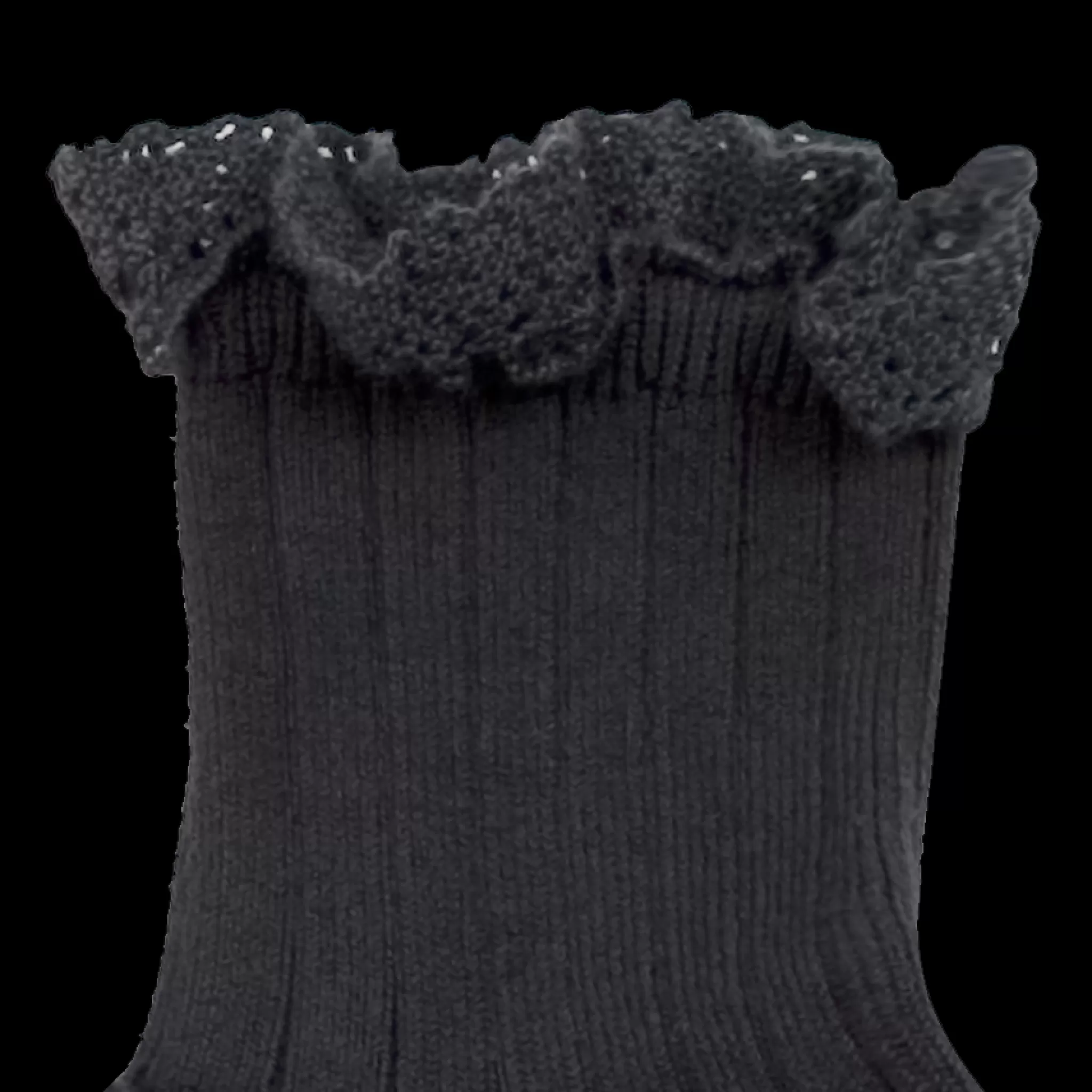 Enfant Poudre Organic Chaussettes & Collants | Chaussettes & Collants | CHAUSSETTES LILI À DENTELLES Pierre de Volvic