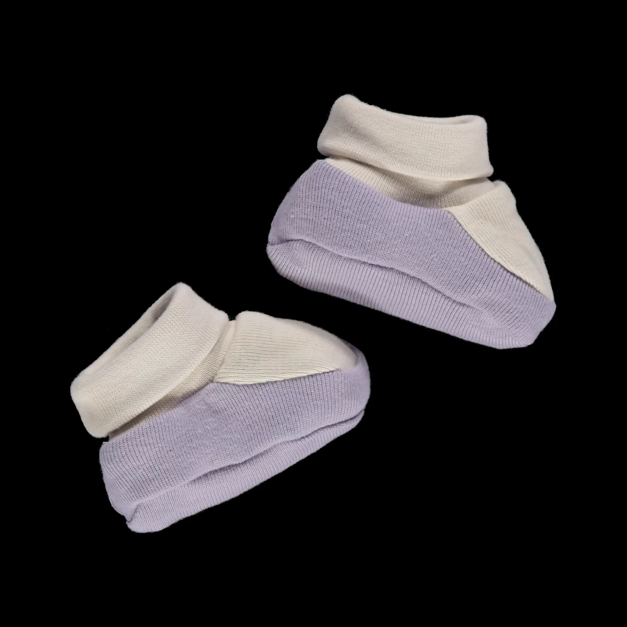 Poudre Organic Chaussons | CHAUSSONS WAKAME Rayures Lavender