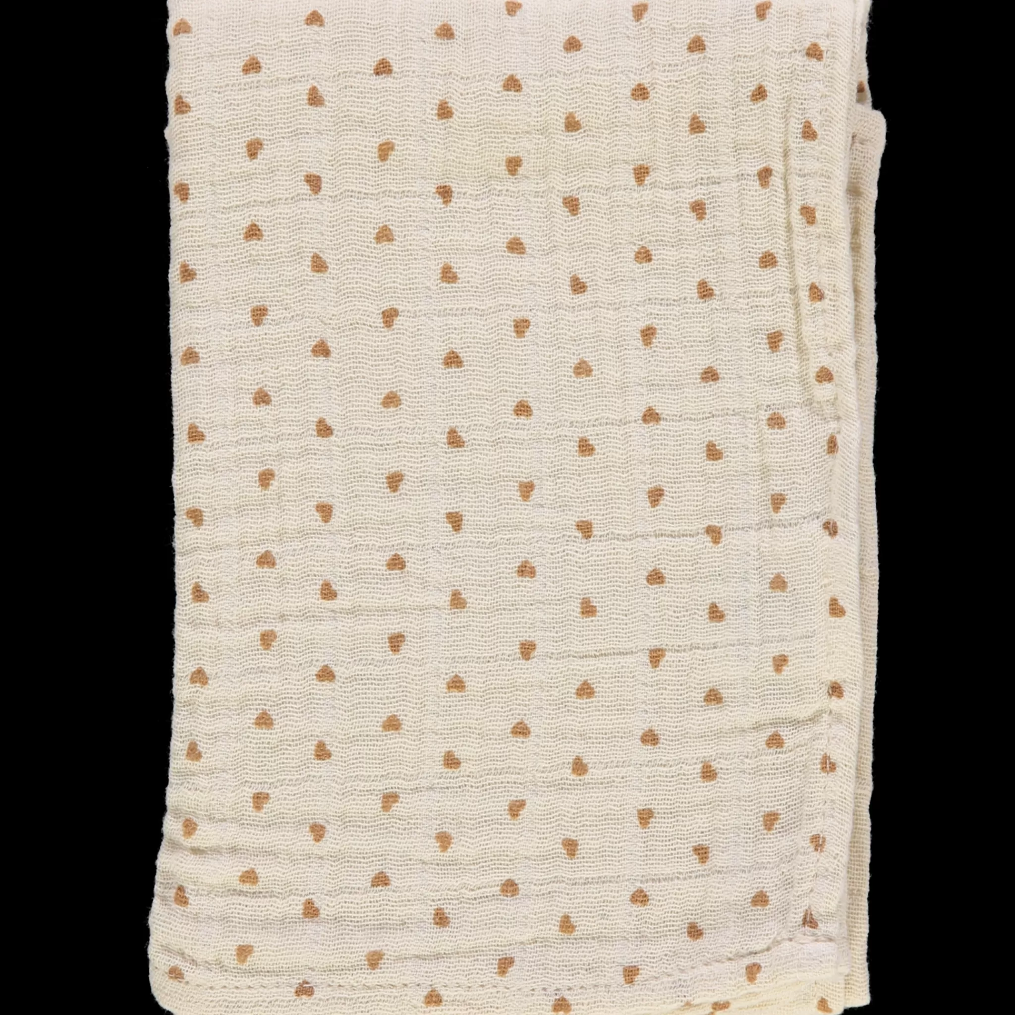 Enfant Poudre Organic Foulards | Linge De Lit | GRAND LANGE SÉSAME Coeurs Dijon