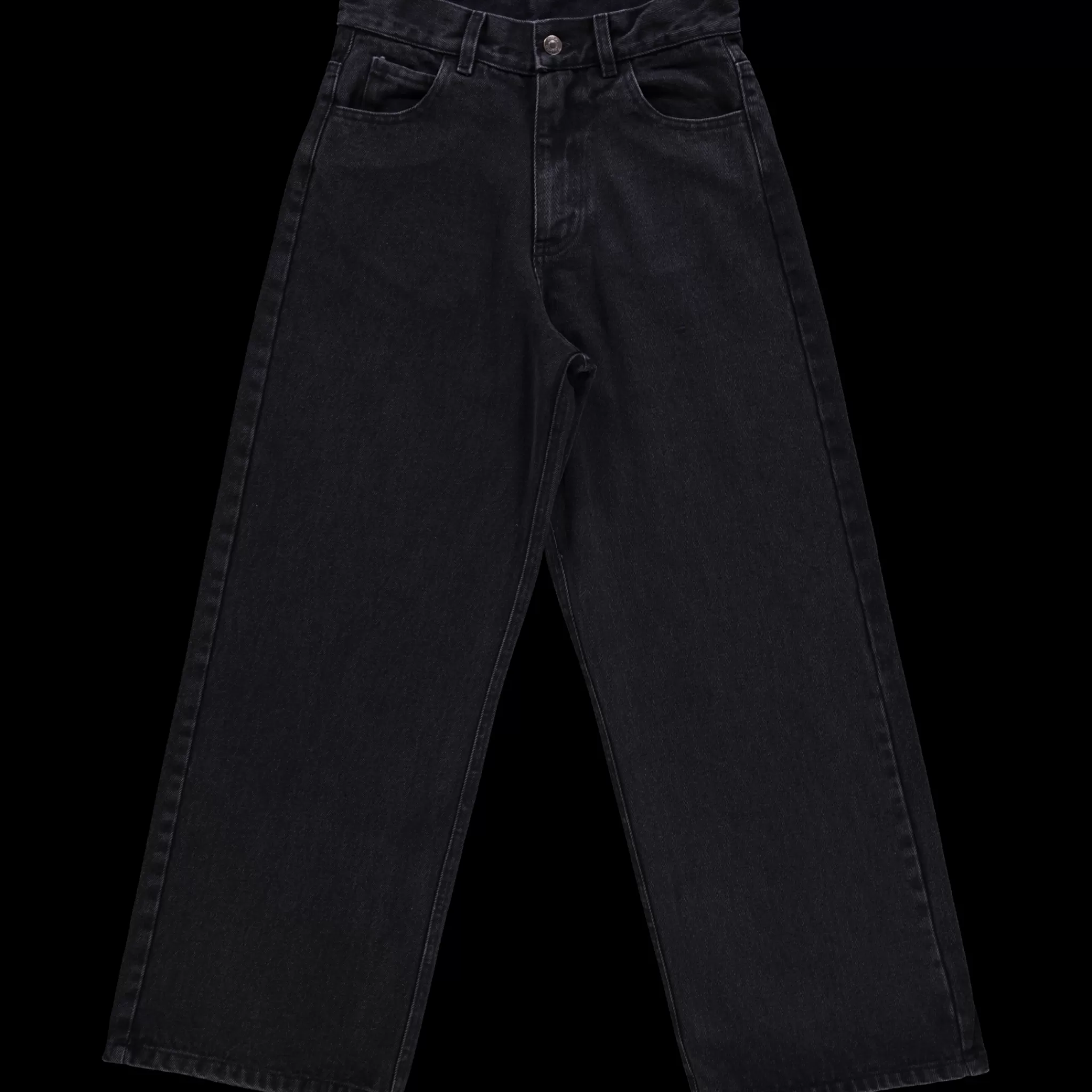 Femme Poudre Organic Pantalons & Leggings | PANTALON BERGENIE Denim Noir