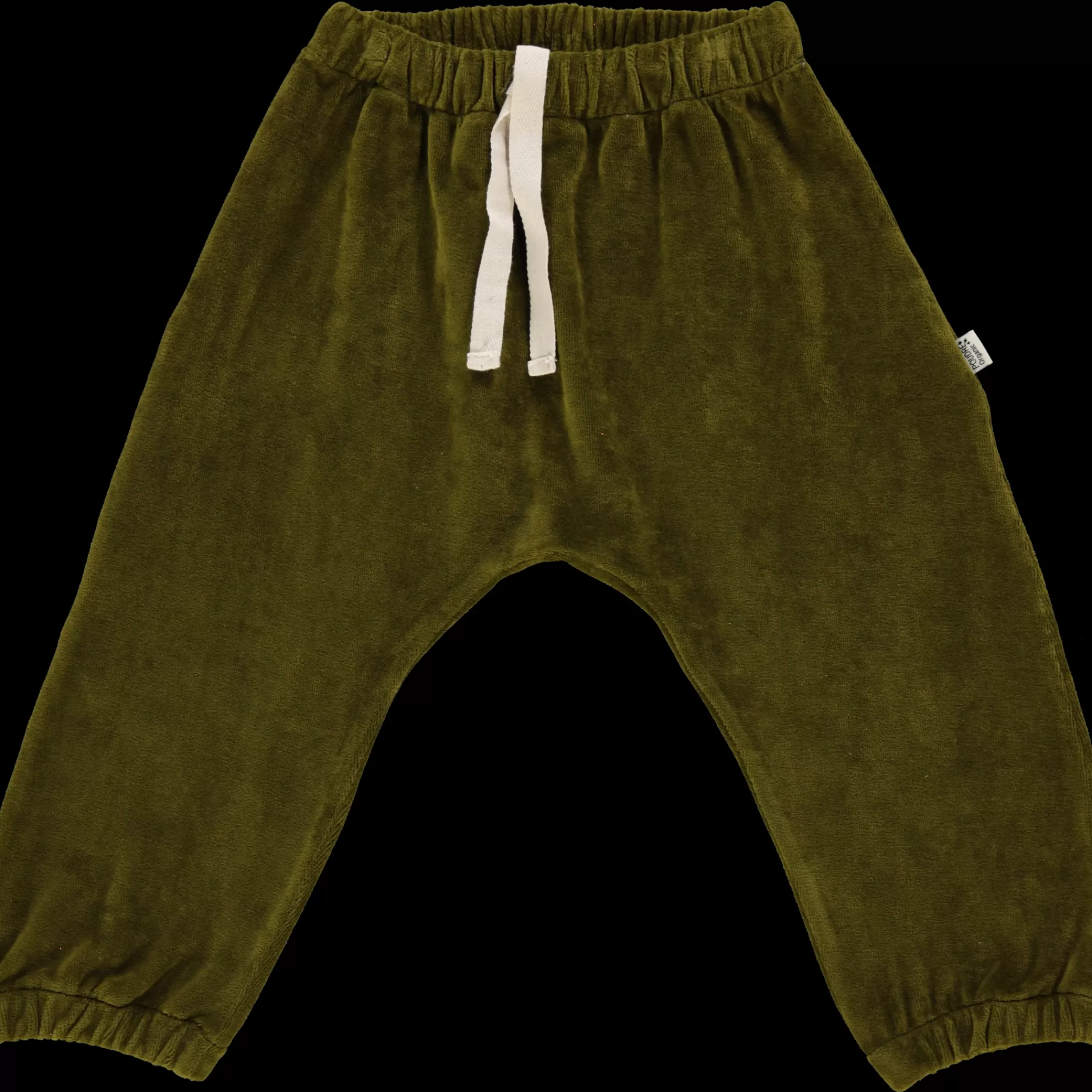 Poudre Organic Leggings & Pantalons | PANTALON CANNELLE VELOURS Fir Green