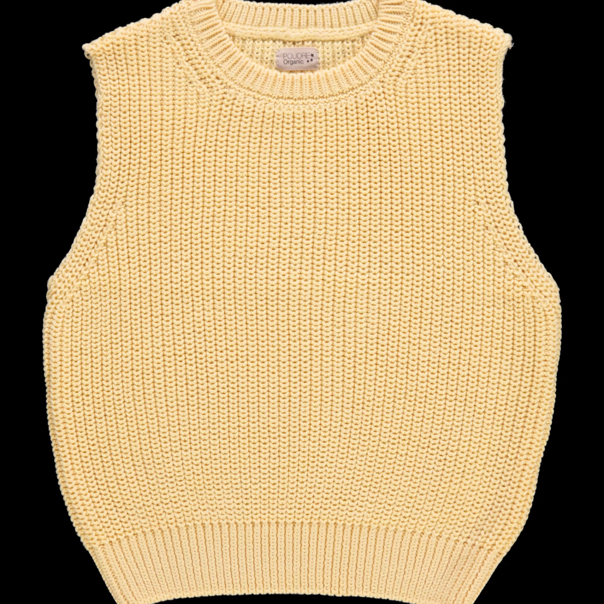 Enfant Poudre Organic Pulls | PULL CANNEBERGE Jaune Pastel