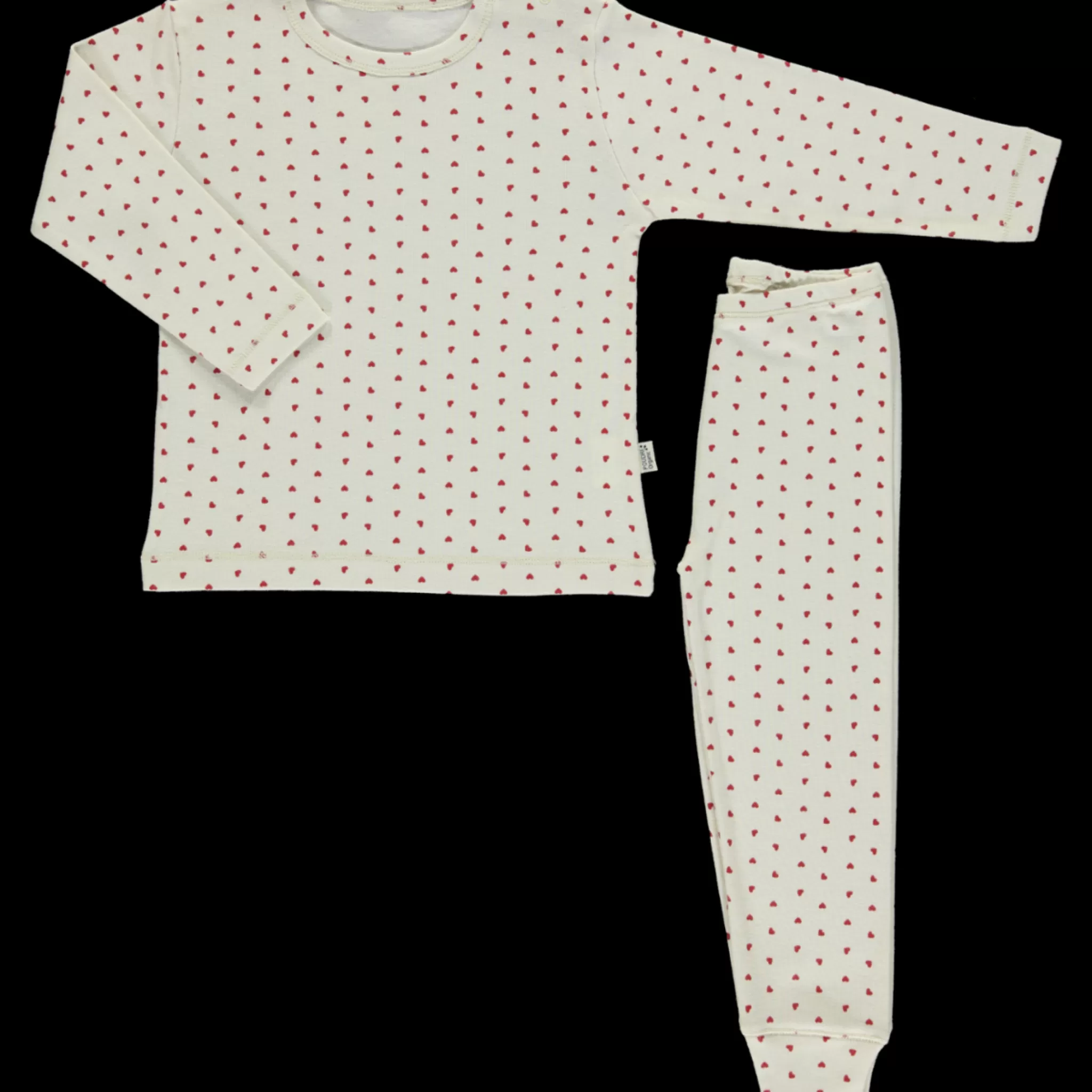 Enfant Poudre Organic Pyjamas | PYJAMA ARBOUSIER Coeurs Lipstick