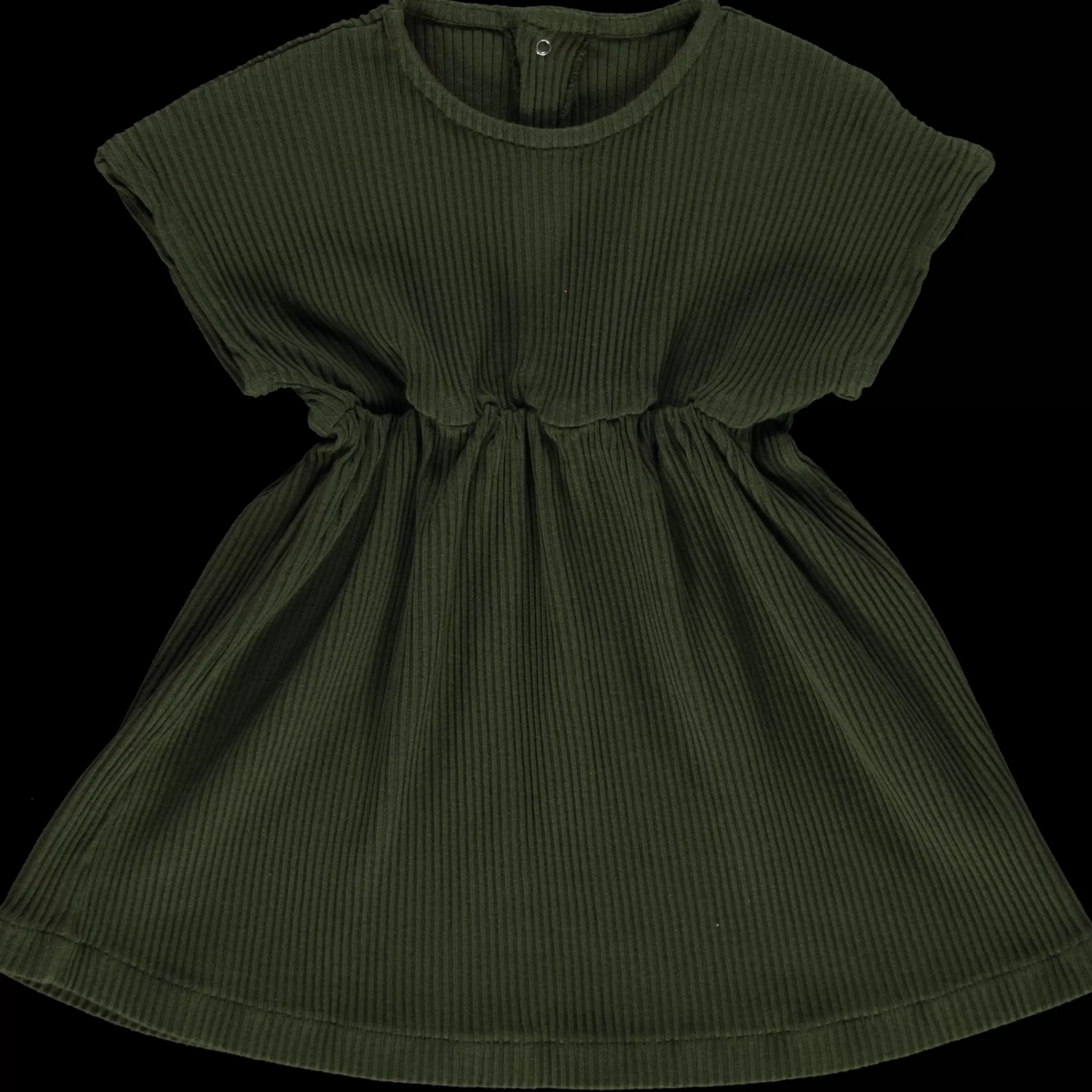 Poudre Organic Jupes & Robes | ROBE DAHLIA CÔTELÉ Forest Green