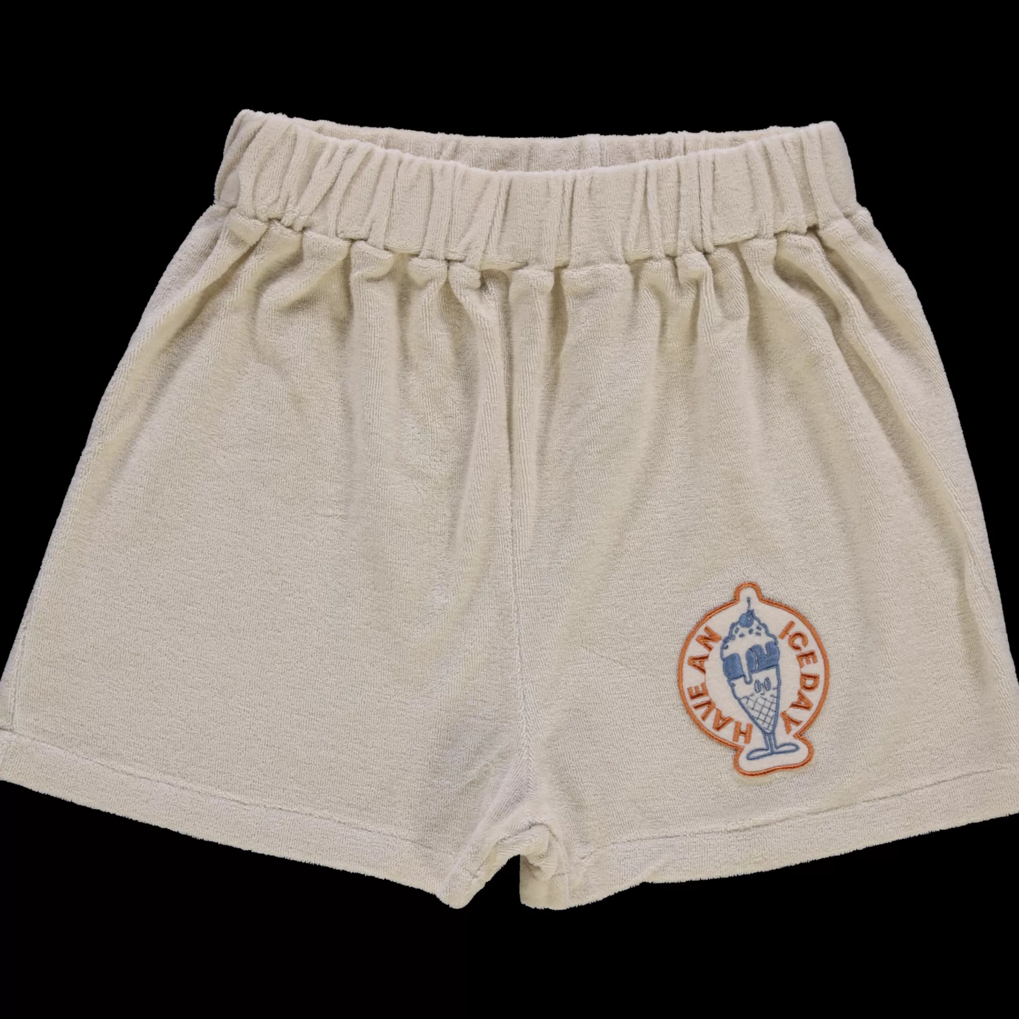 Enfant Poudre Organic Bloomers & Shorts | SHORT OEILLET ICE-CREAM Almond Milk