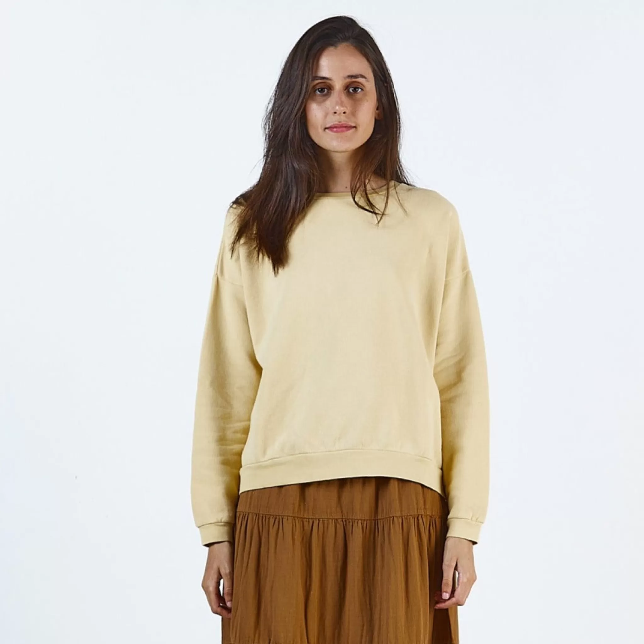 Femme Poudre Organic Homewear | Sweatshirts | SWEATSHIRT ACENTRA Sahara Sun