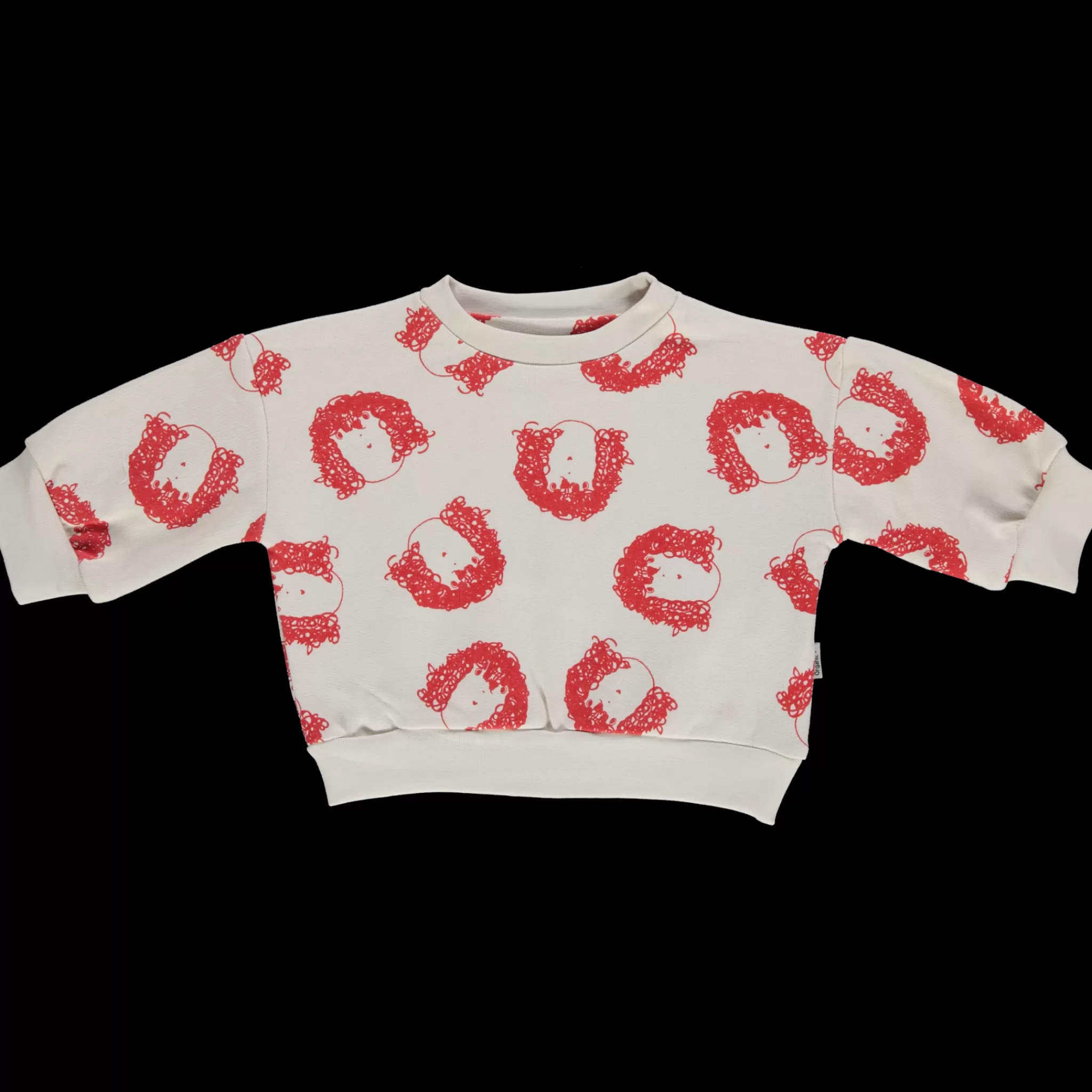 Enfant Poudre Organic Sweatshirts | Sweatshirts | SWEATSHIRT JOJOBA ERNESTO Rouge