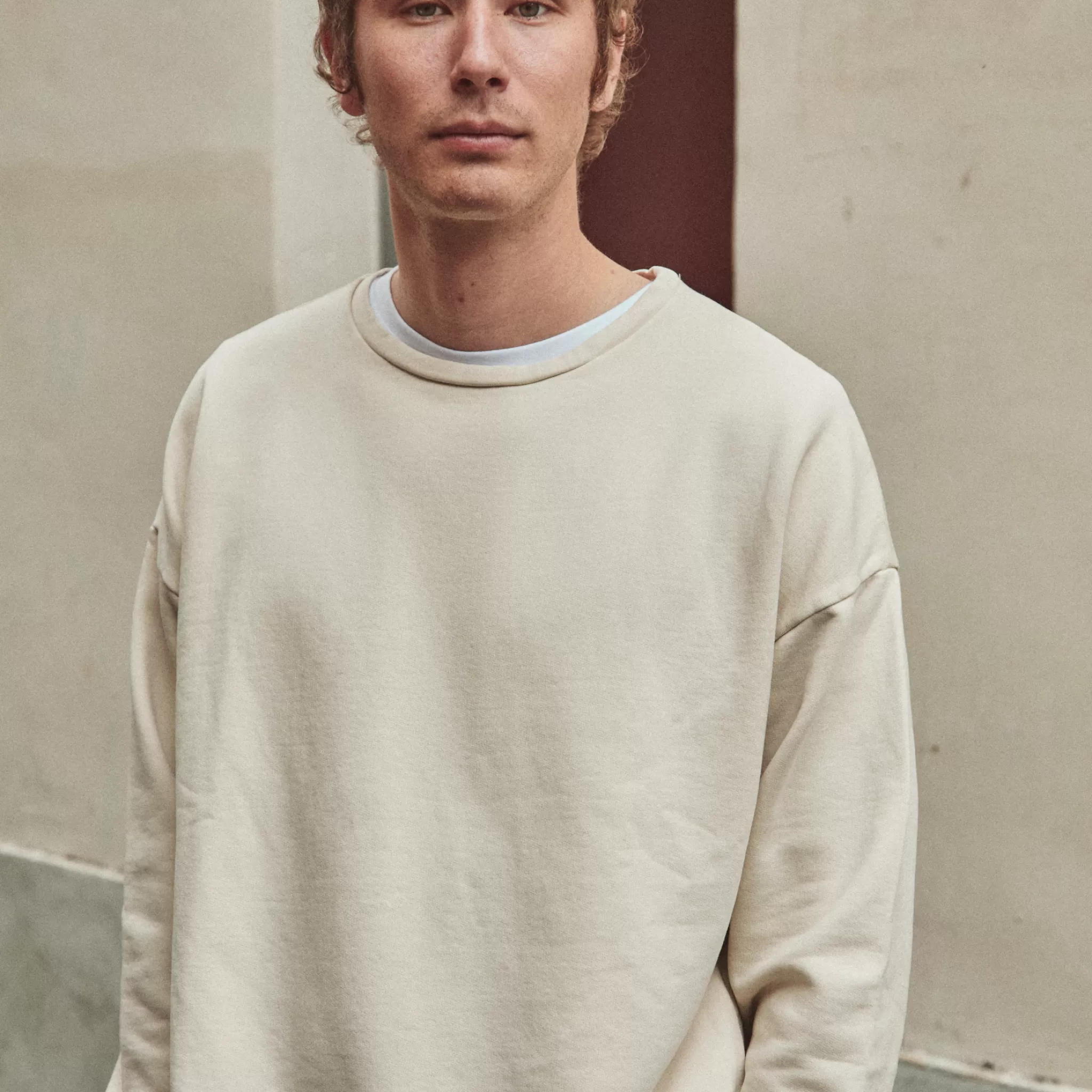 Homme Poudre Organic Homewear | Sweatshirts | SWEATSHIRT REDONDO MOLLETON