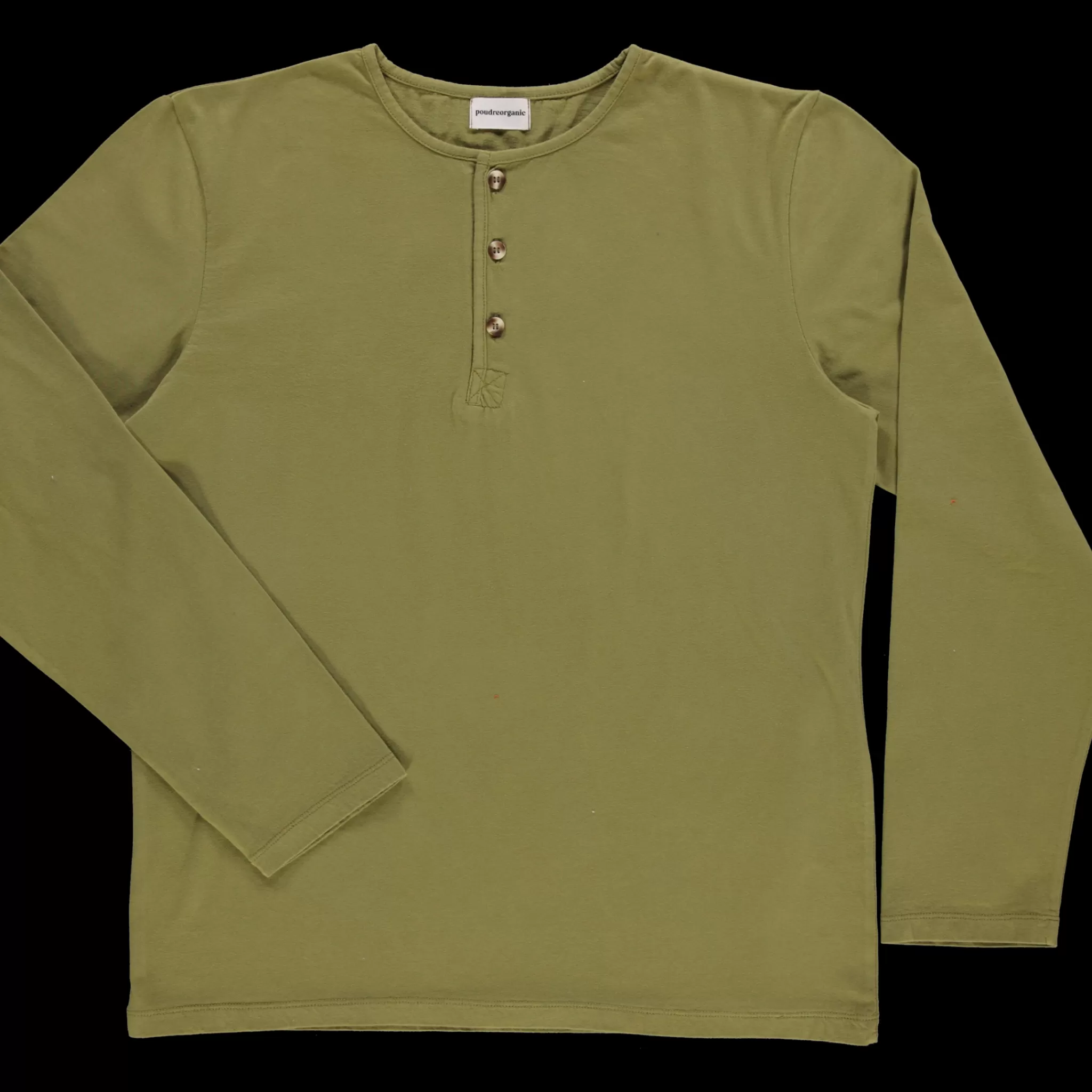 Homme Poudre Organic Homewear | T-shirts | T-SHIRT ALBIZIA Green Moss