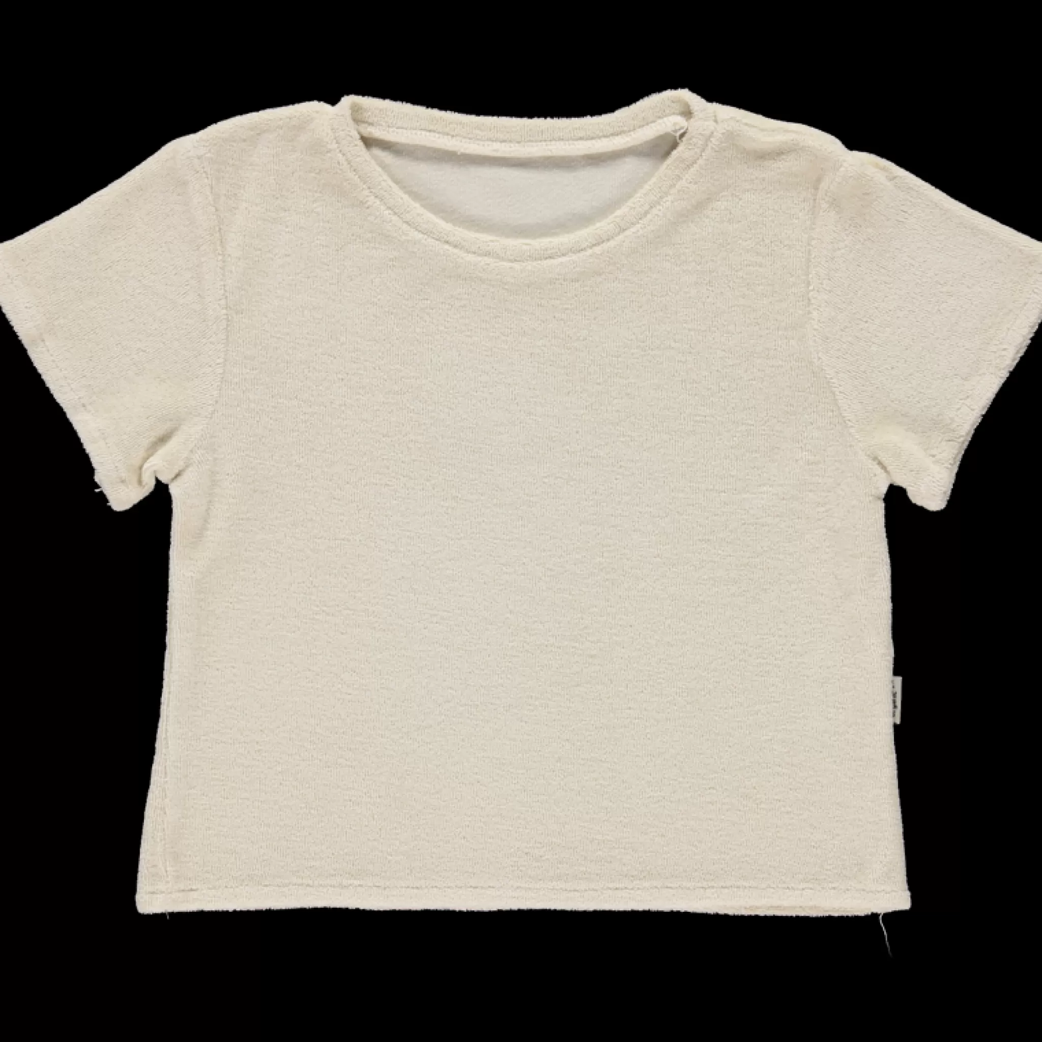 Enfant Poudre Organic T-shirts & Débardeurs | T-SHIRT ORGEAT ÉPONGE Almond Milk