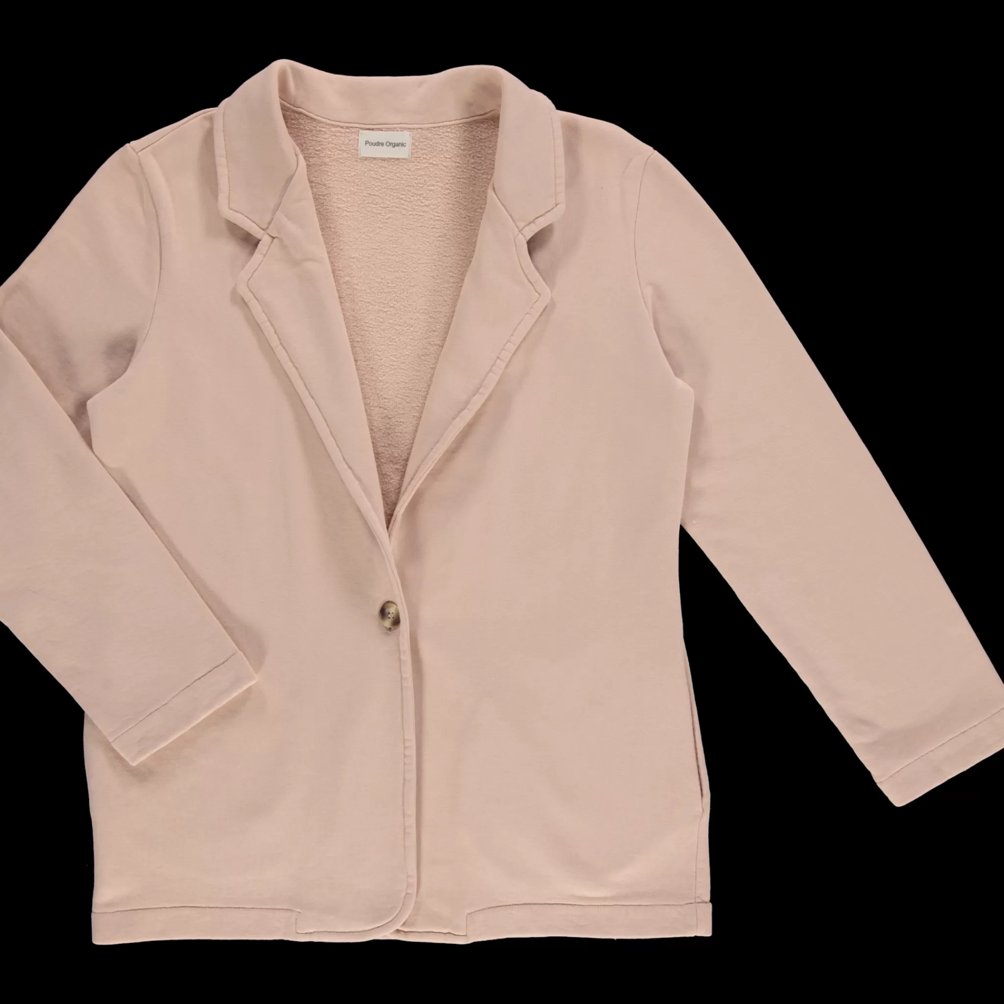 Femme Poudre Organic Vestes | VESTE BLAZER MOLLETON Toasted Almond