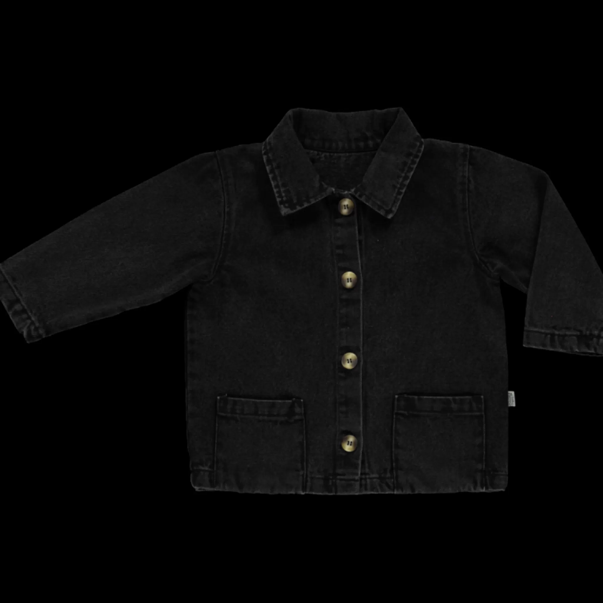 Enfant Poudre Organic Vestes | VESTE MÛRE Denim Noir